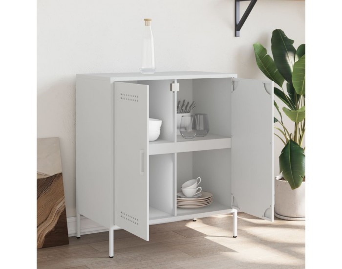 Sonata H Бюфет, бял, 68x39x79 см, стомана