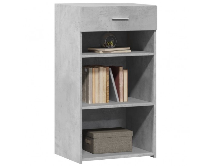 Sonata H Бюфет, бетонно сив, 50x42,5x93 см, инженерно дърво