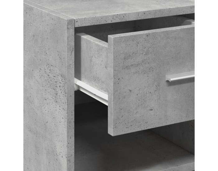 Sonata H Бюфет, бетонно сив, 50x42,5x93 см, инженерно дърво