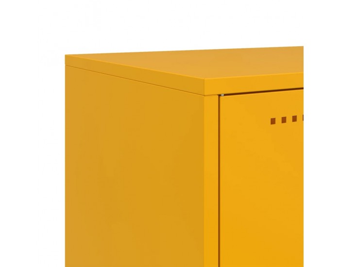 Sonata H Бюфет, горчица жълто, 100,5x39x107 см, стомана