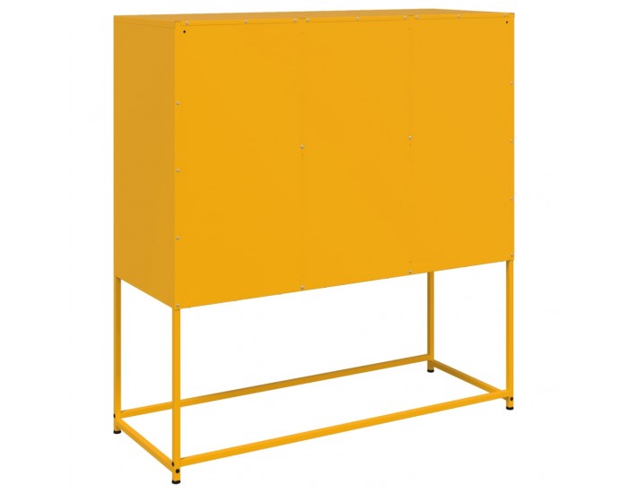 Sonata H Бюфет, горчица жълто, 100,5x39x107 см, стомана