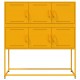 Sonata H Бюфет, горчица жълто, 100,5x39x107 см, стомана
