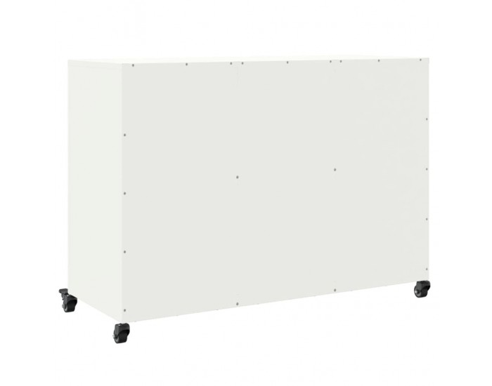 Sonata H Бюфет, бял, 100,5x39x72 см, стомана