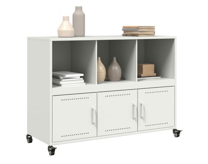Sonata H Бюфет, бял, 100,5x39x72 см, стомана