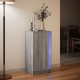 Sonata H Сайдборд с LED, сив сонома, 42,5x34x85 см, инженерно дърво Sonata H Сайдборд с LED, сив сонома, 42,5x34x85 см, инженерно дърво
