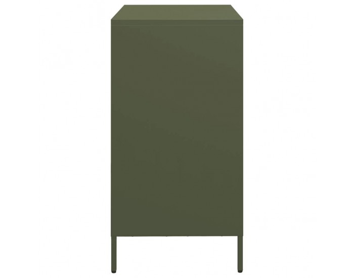 Sonata H Бюфет, маслиненозелен, 68x39x73,5 см, студеновалцувана стомана