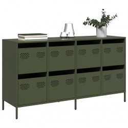 Sonata H Бюфет маслиненозелен 135x39x73,5 см студеновалцувана стомана - Дневна