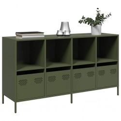 Sonata H Бюфет маслиненозелен 135x39x73,5 см студеновалцувана стомана - Дневна