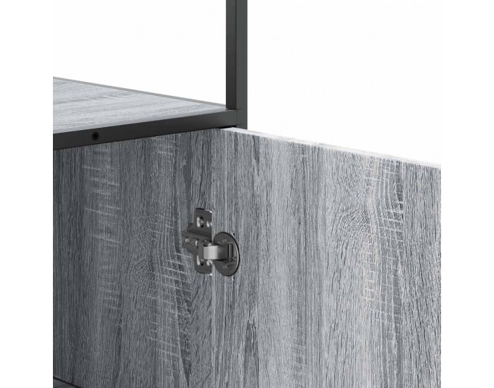 Sonata H Висока дъска Grey Sonoma 68x35x139 cm Обработено дърво и метал Sonata H Висока дъска Grey Sonoma 68x35x139 cm Обработено дърво и метал
