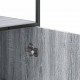 Sonata H Висока дъска Grey Sonoma 68x35x139 cm Обработено дърво и метал Sonata H Висока дъска Grey Sonoma 68x35x139 cm Обработено дърво и метал