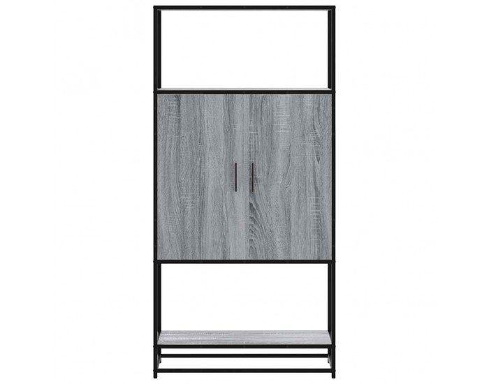 Sonata H Висока дъска Grey Sonoma 68x35x139 cm Обработено дърво и метал Sonata H Висока дъска Grey Sonoma 68x35x139 cm Обработено дърво и метал