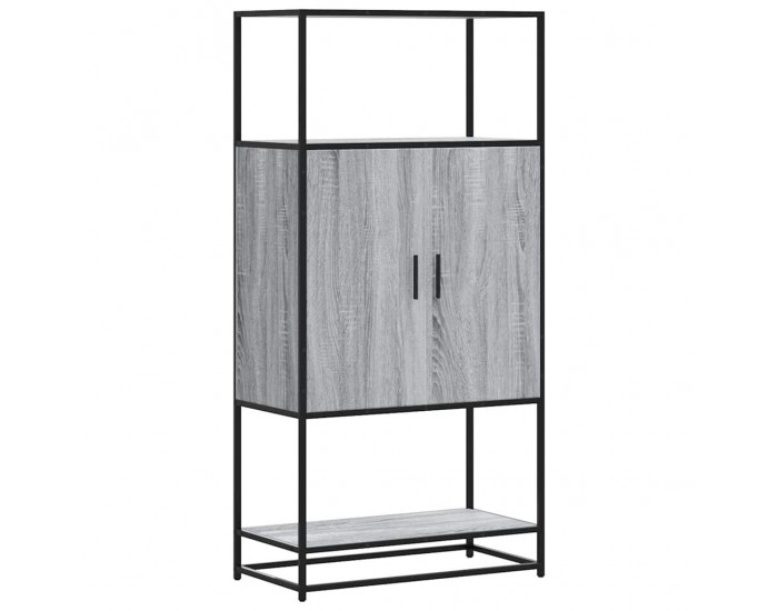 Sonata H Висока дъска Grey Sonoma 68x35x139 cm Обработено дърво и метал Sonata H Висока дъска Grey Sonoma 68x35x139 cm Обработено дърво и метал