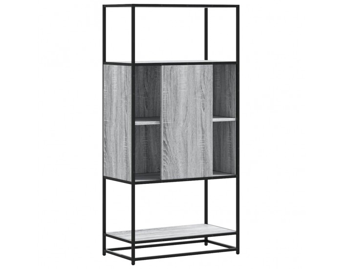 Sonata H Висока дъска Grey Sonoma 68x35x139 cm Обработено дърво и метал Sonata H Висока дъска Grey Sonoma 68x35x139 cm Обработено дърво и метал