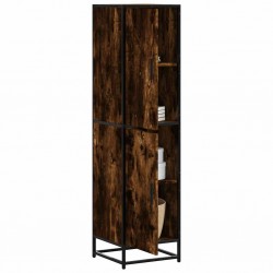 Sonata H Висока дъска опушен дъб 35,5x35x139 cm Обработено дърво и метал - Шкафове, Витрини, Модулни секции