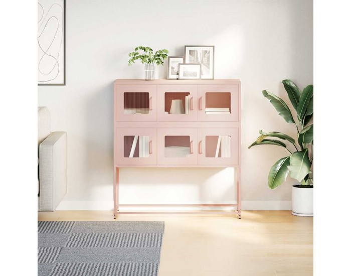 Sonata H Бюфет, розов, 100,5x39x107 см, студеновалцувана стомана Sonata H Бюфет, розов, 100,5x39x107 см, студеновалцувана стомана