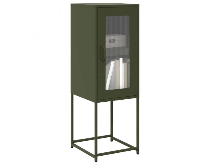 Sonata H Шкаф маслиненозелен 36x39x107 cm Студено валцувана стомана