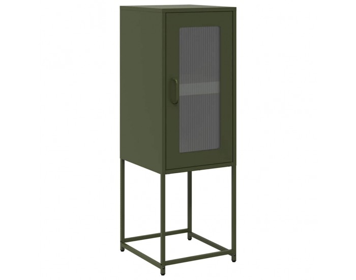 Sonata H Шкаф маслиненозелен 36x39x107 cm Студено валцувана стомана