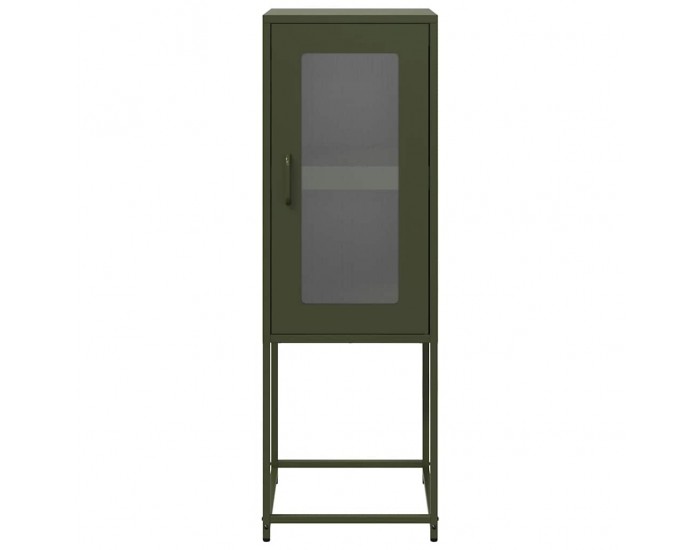 Sonata H Шкаф маслиненозелен 36x39x107 cm Студено валцувана стомана
