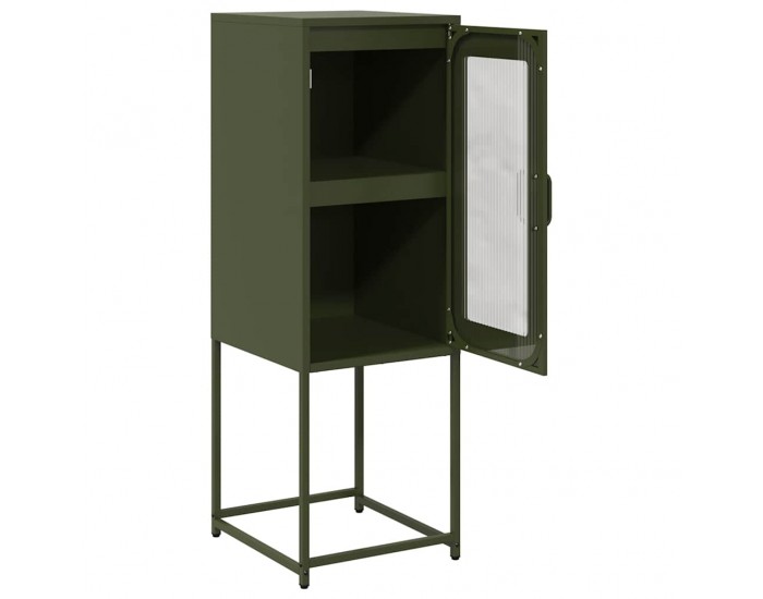 Sonata H Шкаф маслиненозелен 36x39x107 cm Студено валцувана стомана