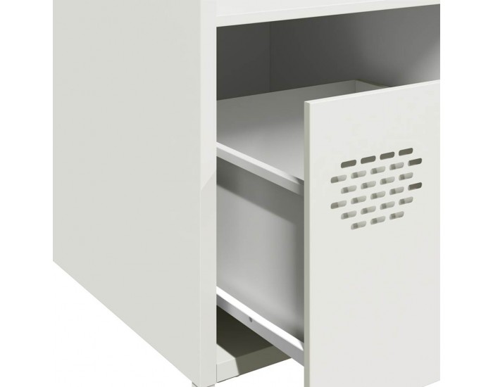 Sonata H Висок шкаф, бял, 35x39x103,5 см, стомана