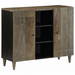 Sonata H Шкаф 90x33x75 cm Масивна дървесина Манго - Шкафове, Витрини, Модулни секции