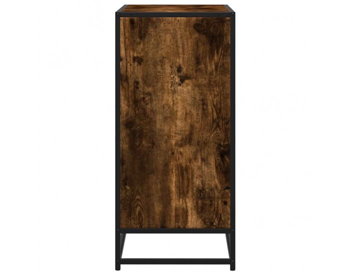 Sonata H Шкаф опушен дъб 68x35x76 cm Изработена дървесина и метал