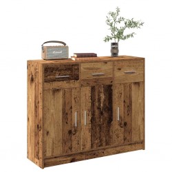 Sonata H Шкаф Old Wood 91x28x75 cm Инженерна дървесина - Шкафове, Витрини, Модулни секции