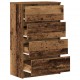 Sonata H Шкаф Old Wood 60x35x98,5 cm Инженерна дървесина Sonata H Шкаф Old Wood 60x35x98,5 cm Инженерна дървесина