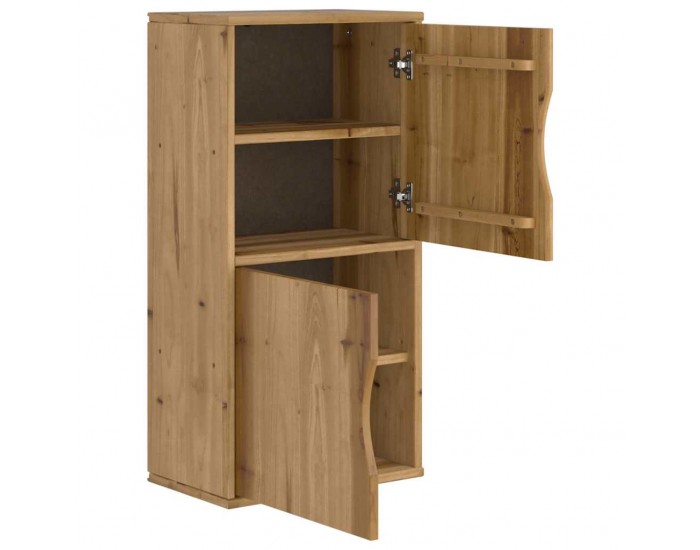 Sonata H Страничен шкаф ODDA 40x24x79 cm масивна дървесина бор Sonata H Страничен шкаф ODDA 40x24x79 cm масивна дървесина бор