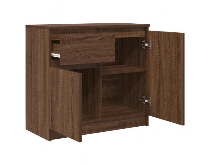 Sonata H Бюфет с чекмеджета, кафяв дъб 71x35x65 см инженерно дърво Sonata H Бюфет с чекмеджета, кафяв дъб 71x35x65 см инженерно дърво