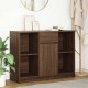 Sonata H Бюфет с чекмеджета, кафяв дъб 101x35x76 см инженерно дърво Sonata H Бюфет с чекмеджета, кафяв дъб 101x35x76 см инженерно дърво