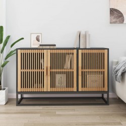 Sonata H Бюфет, черен, 105x30x65 см, инженерно дърво - Дневна