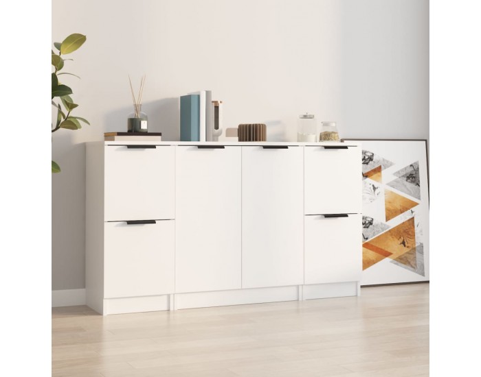 Sonata H Сайдборди, 3 бр, бели, инженерно дърво