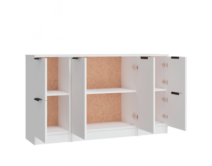 Sonata H Сайдборди, 3 бр, бели, инженерно дърво