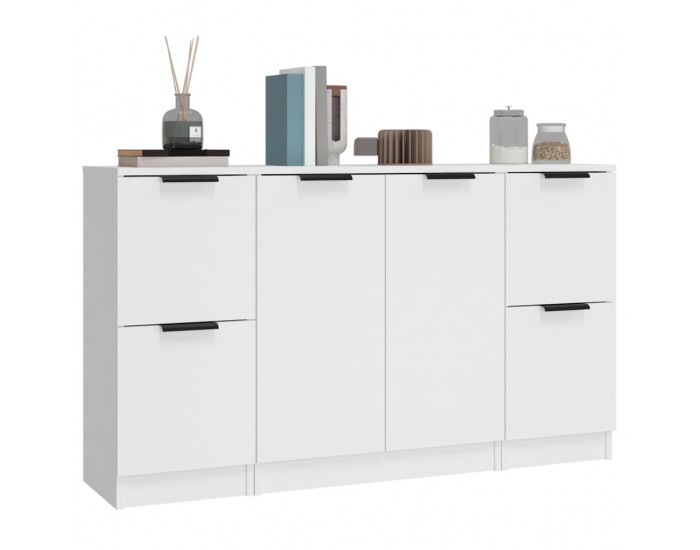 Sonata H Сайдборди, 3 бр, бели, инженерно дърво