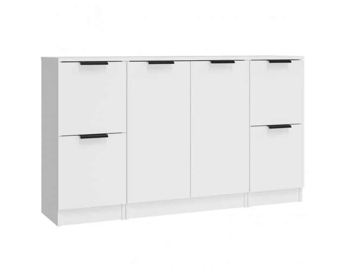 Sonata H Сайдборди, 3 бр, бели, инженерно дърво