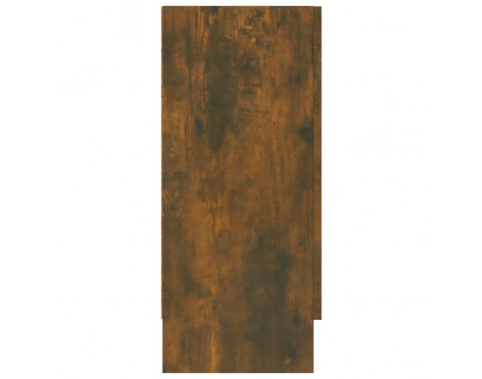 Sonata H Шкаф витрина, опушен дъб, 120x30,5x70 см, инженерно дърво