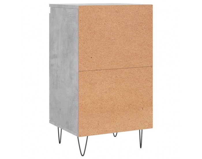 Sonata H Бюфети 2 бр бетонно сив 40x35x70 см инженерно дърво