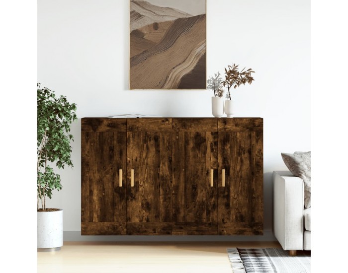 Sonata H Стенни шкафове, 2 бр, опушен дъб, инженерно дърво