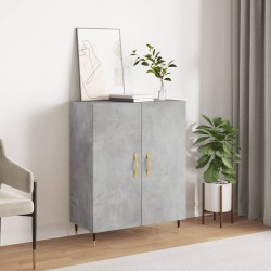 Sonata H Сайдборд, бетонно сив, 69,5x34x90 см, инженерно дърво - Шкафове, Витрини, Модулни секции