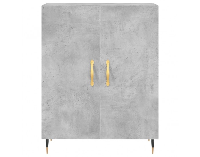 Sonata H Сайдборд, бетонно сив, 69,5x34x90 см, инженерно дърво Sonata H Сайдборд, бетонно сив, 69,5x34x90 см, инженерно дърво