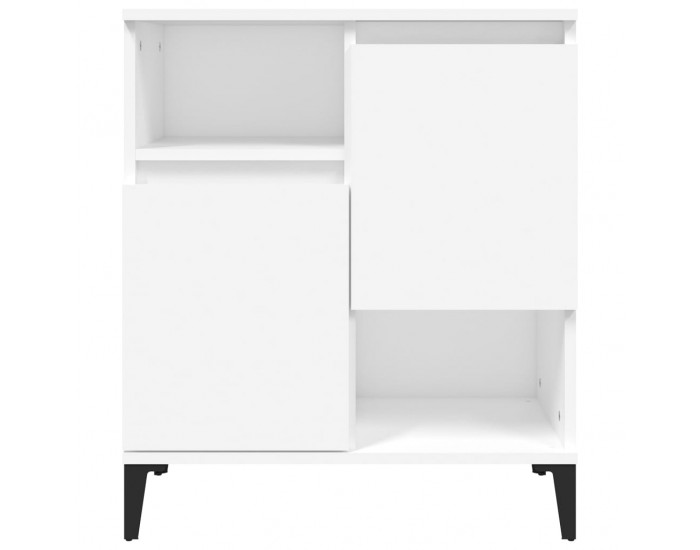 Sonata H Сайдборди, 2 бр, бели, 60x35x70 см, инженерно дърво