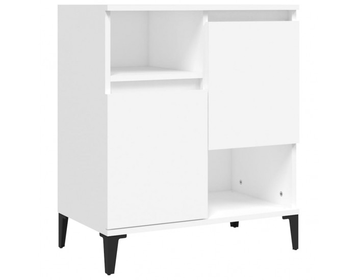 Sonata H Сайдборди, 2 бр, бели, 60x35x70 см, инженерно дърво