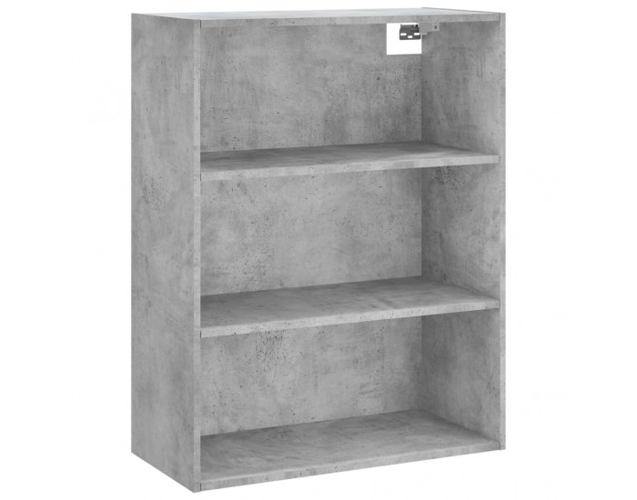 Sonata H Висок шкаф, бетонно сив, 69,5x34x180 см, инженерно дърво