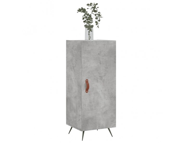 Sonata H Сайдборд, бетонно сив, 34,5x34x90 см, инженерно дърво Sonata H Сайдборд, бетонно сив, 34,5x34x90 см, инженерно дърво