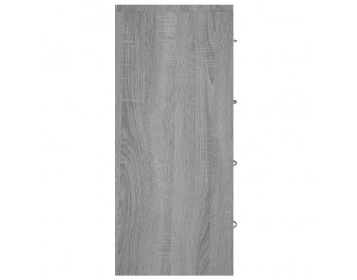 Sonata H Сайдборд с 4 чекмеджета, 60x30,5x71 см, сив сонома Sonata H Сайдборд с 4 чекмеджета, 60x30,5x71 см, сив сонома