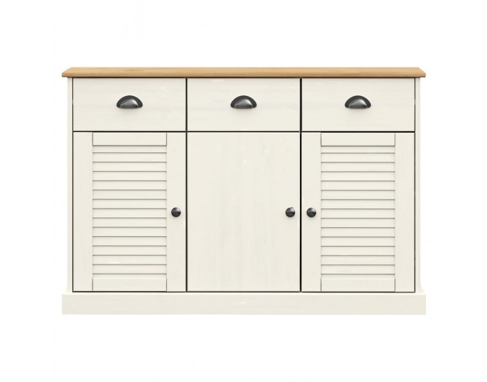 Sonata H Бюфет с чекмеджета VIGO, 113x40x75 см, бял, бор масив Sonata H Бюфет с чекмеджета VIGO, 113x40x75 см, бял, бор масив