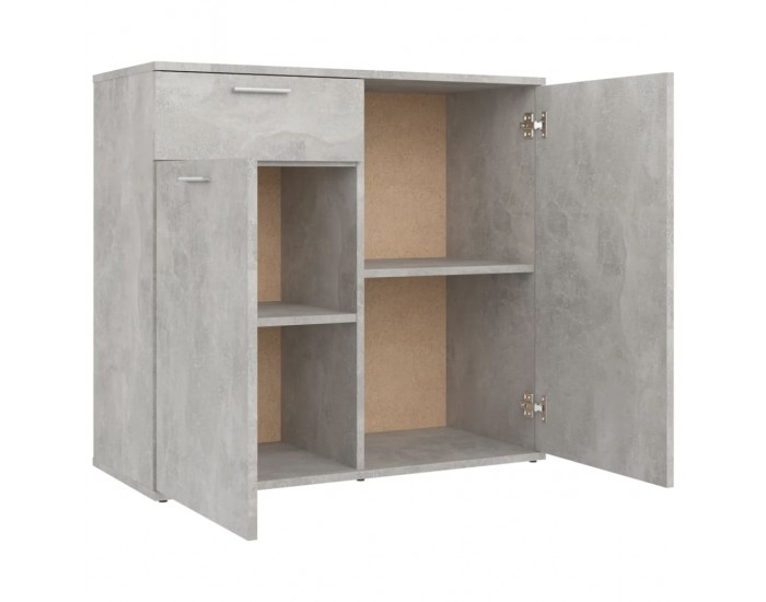 Sonata H Бюфет, бетонно сив, 80x36x75 см, инженерно дърво