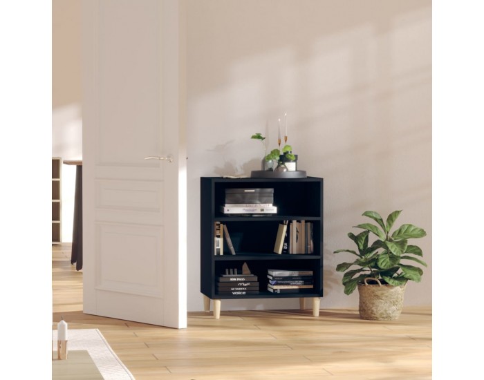 Sonata H Бюфет черен 57x35x70 см инженерно дърво