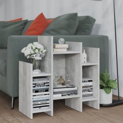 Sonata H Страничен шкаф, бетонно сив, 60x26x60 см, инженерно дърво - Шкафове, Витрини, Модулни секции